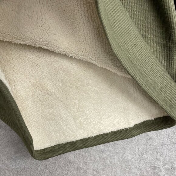 NWOT BC Clothing Co. Heritage Olive Green Men's M Sherpa Waffle Knit Quarter-Zip - Picture 10 of 10